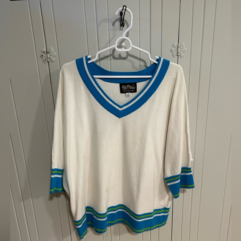 Bob Mackie Wearable Art Top - image 1